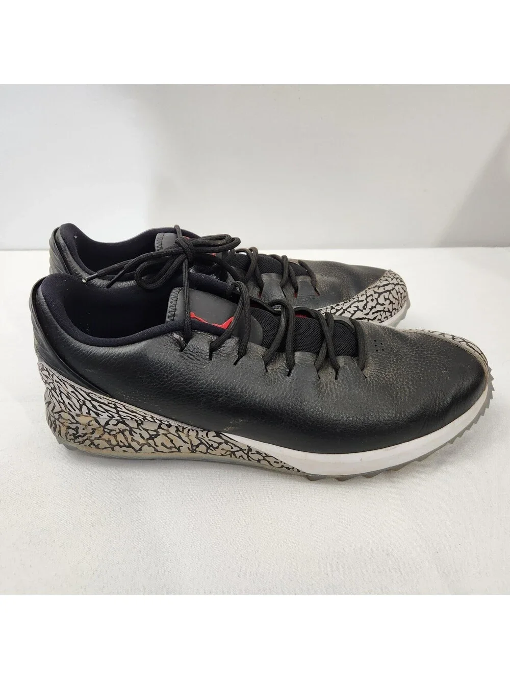 Nike Air Jordan ADG Golf Shoes Black Cement Bred AR7995-001 Men’s Size 13